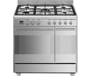 Smeg SCB92MX8 gasspis 90 cm
